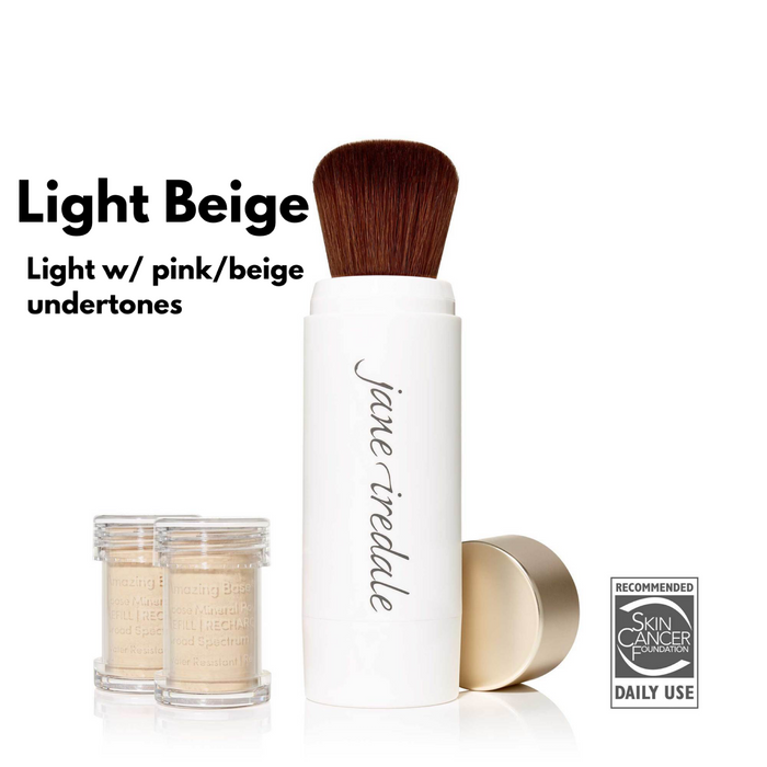 Amazing Base Loose Mineral Powder Refillable Brush SPF