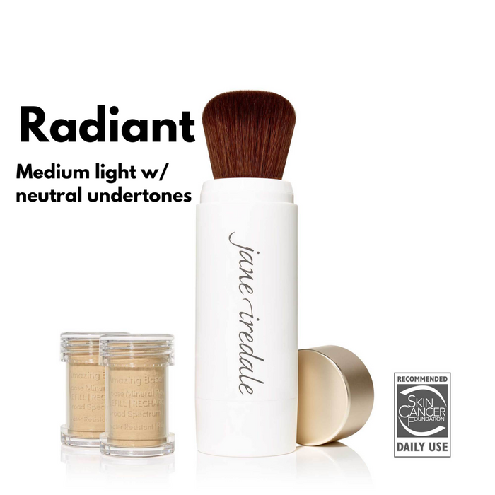 Amazing Base Loose Mineral Powder Refillable Brush SPF