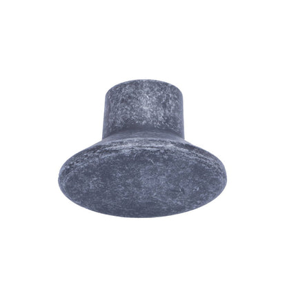 AmazonBasics Flat Oval Cabinet Knob 1.44in Diameter Antique Silver 10Pack