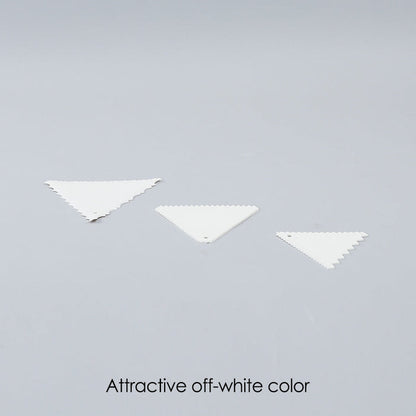 Ambrosia Cake Scrapers (3-in-1) - White
