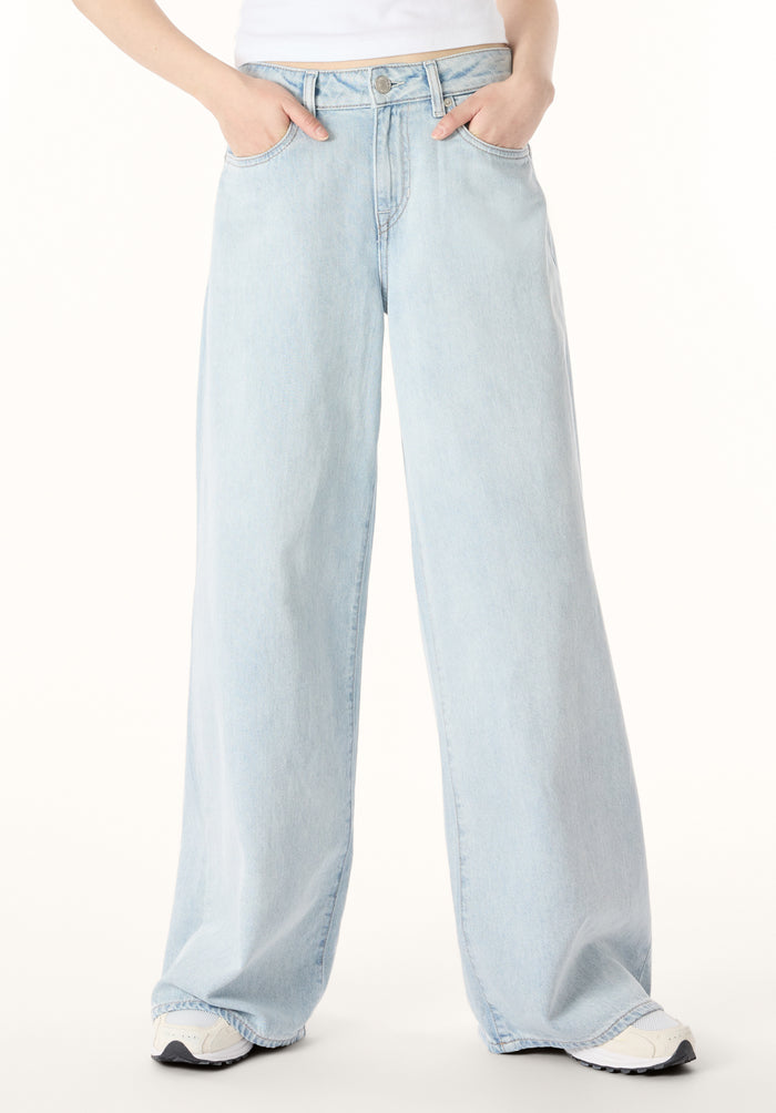 Buffalo Women Jeans Navy Denim Denim Pants Rigid