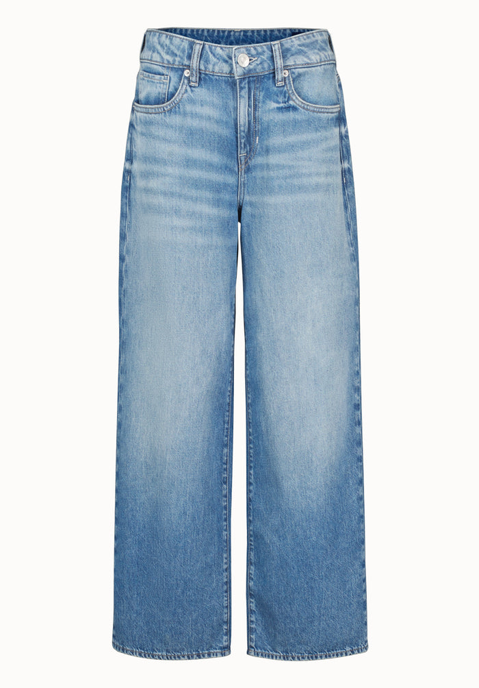 Buffalo Women Jeans Navy Denim Denim Pants Rigid