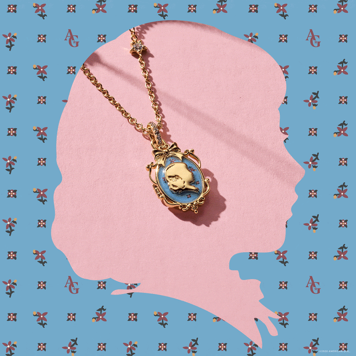 American Girl® Kirsten™ 'Brave' Locket Necklace