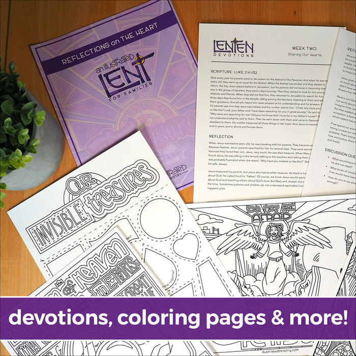 An Illustrated Lent for Families: Reflections on the Heart