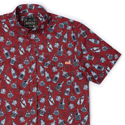 RSVLTS XS RSVLTS Short Sleeve Shirt And a Bottle o' Rum – KUNUFLEX Short Sleeve Shirt And a Bottle o' Rum – KUNUFLEX Short Sleeve Shirt