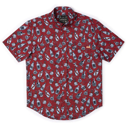 RSVLTS RSVLTS Short Sleeve Shirt And a Bottle o' Rum – KUNUFLEX Short Sleeve Shirt And a Bottle o' Rum – KUNUFLEX Short Sleeve Shirt