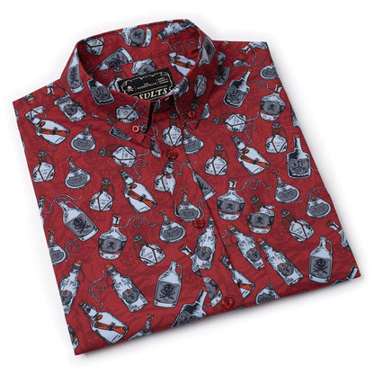 RSVLTS RSVLTS Short Sleeve Shirt And a Bottle o' Rum – KUNUFLEX Short Sleeve Shirt And a Bottle o' Rum – KUNUFLEX Short Sleeve Shirt