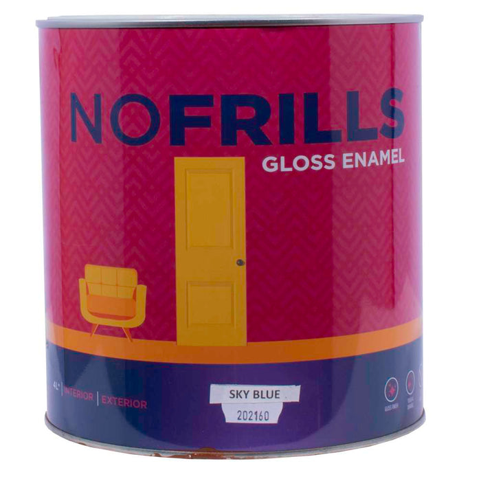 Apco No Frills Gloss Enamel Sky Blue 4L
