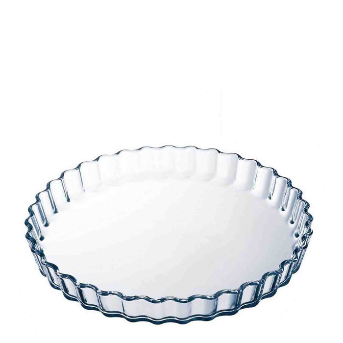 Aqua Round Baking Tray - Clear