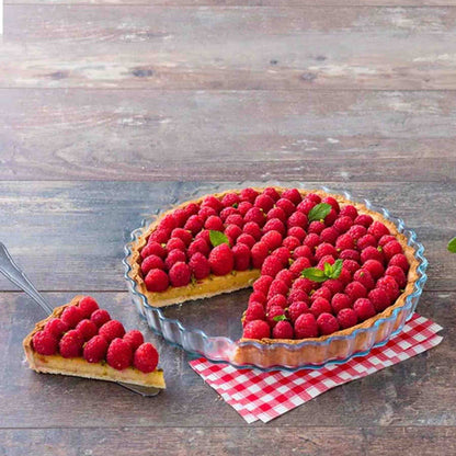 Aqua Round Baking Tray - Clear