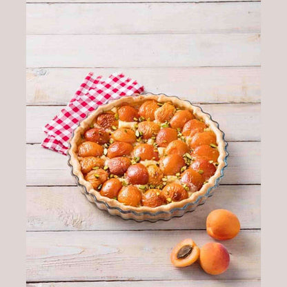Aqua Round Baking Tray - Clear
