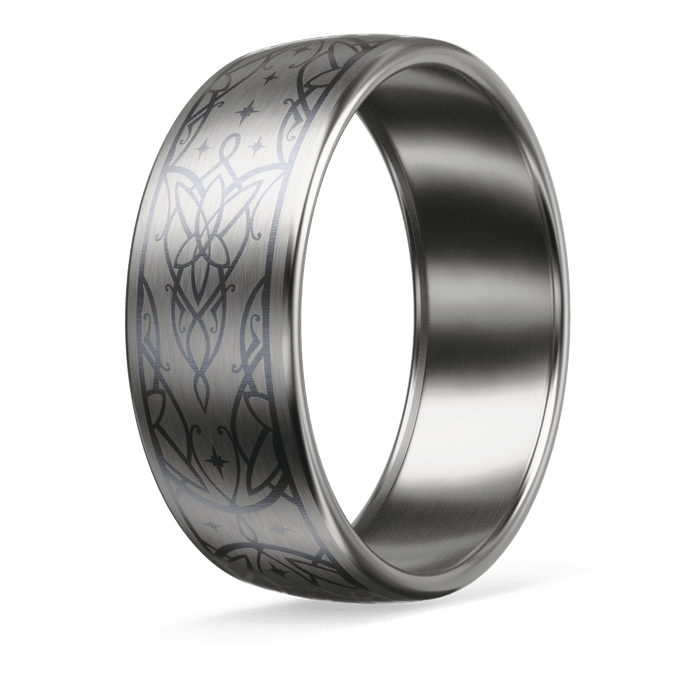 The Lord of the Rings Hybrid Ring - Arwen - Icy Silver