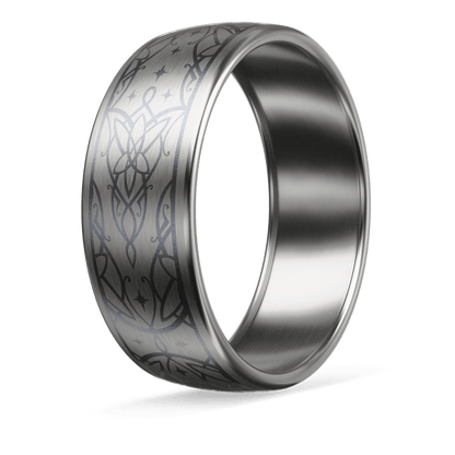 The Lord of the Rings Hybrid Ring - Arwen - Icy Silver