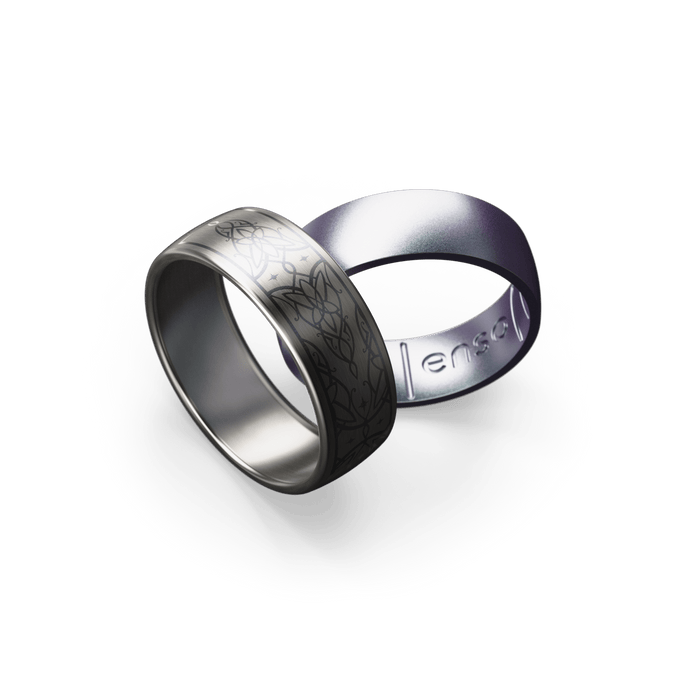 The Lord of the Rings Hybrid Ring - Arwen - Icy Silver