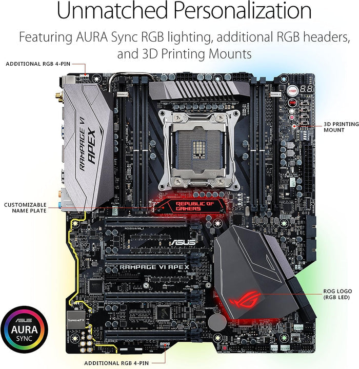 ASUS ROG Rampage VI APEX X299 Motherboard
