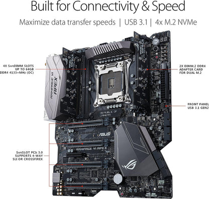 ASUS ROG Rampage VI APEX X299 Motherboard