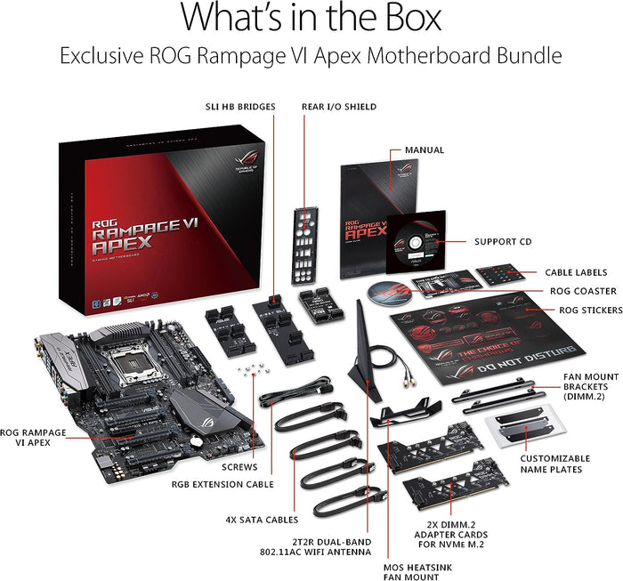 ASUS ROG Rampage VI APEX X299 Motherboard