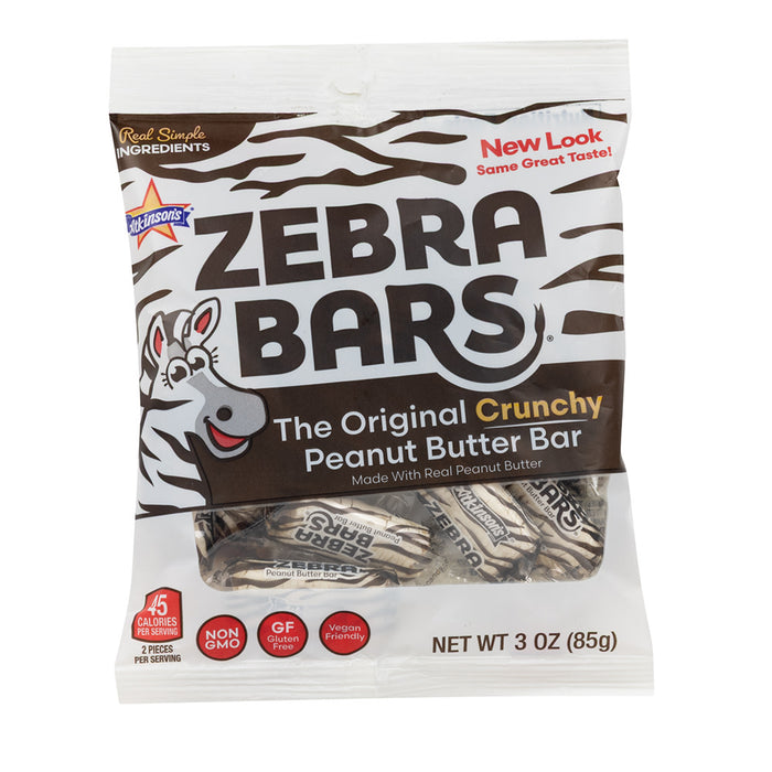 Atkinson Crunchy Peanut Butter Candy Bars Peg Bag - 12 Count