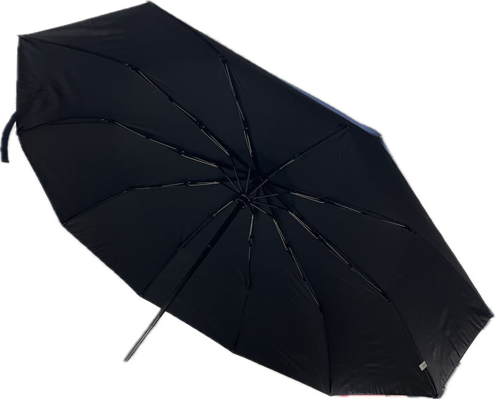 Automatic Folding Umbrella With Wooded Handle