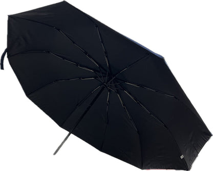 Automatic Folding Umbrella With Wooded Handle