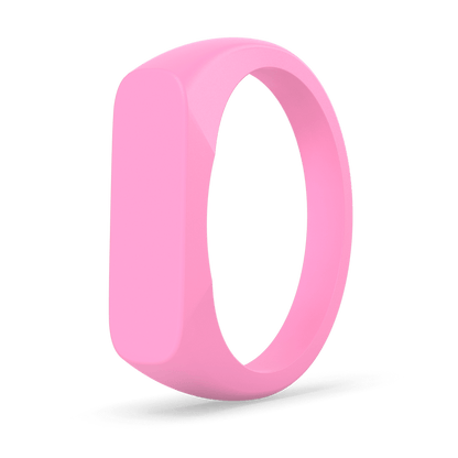 Bar Ring Signet Silicone Ring - Blossom