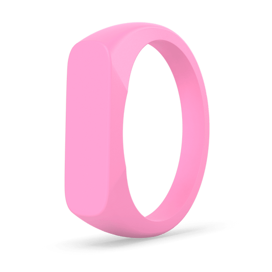 Bar Ring Signet Silicone Ring - Blossom