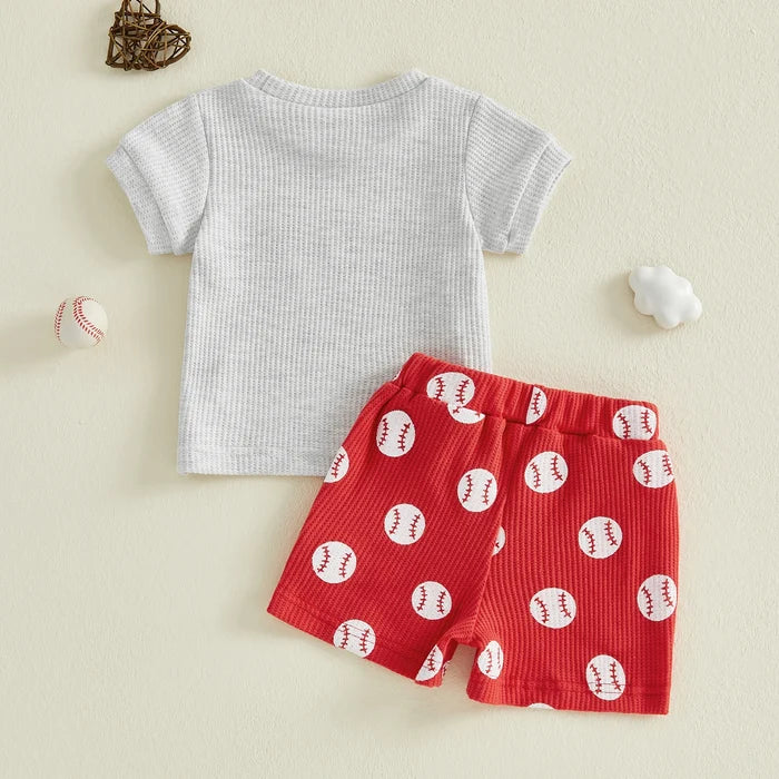 BASEBALL TRACTOR Red Outfit