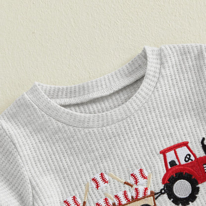 BASEBALL TRACTOR Red Outfit
