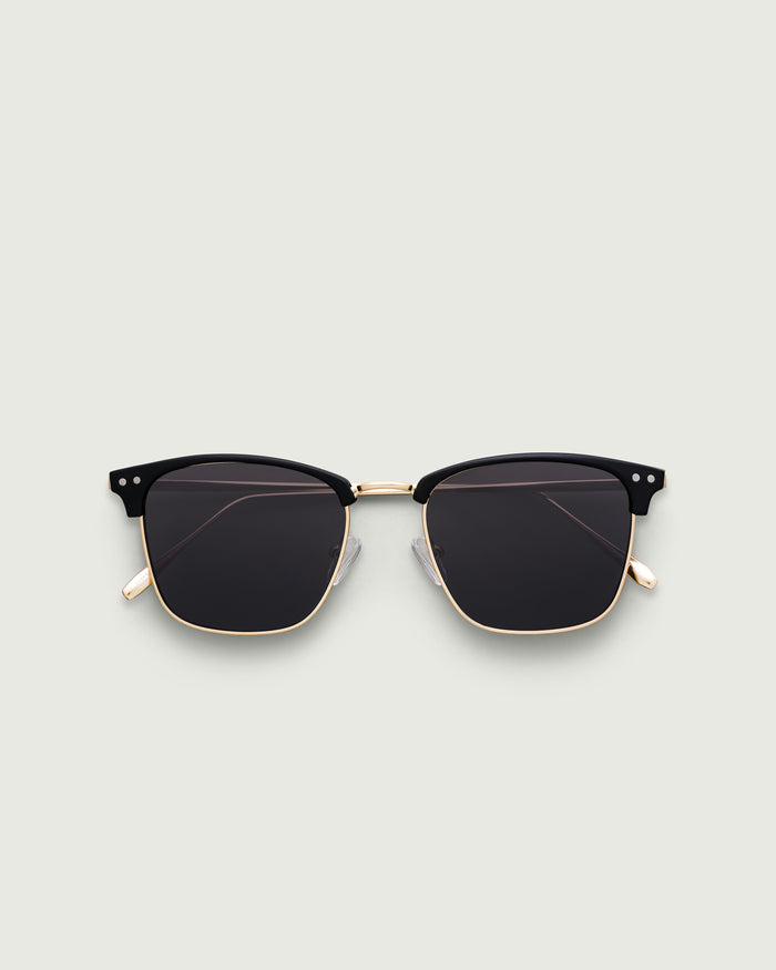 Ore::Bastian Sunglasses browline gold metal plastic top