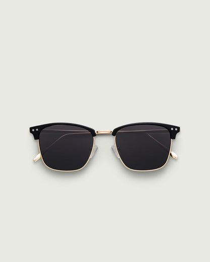 Ore::Bastian Sunglasses browline gold metal plastic top