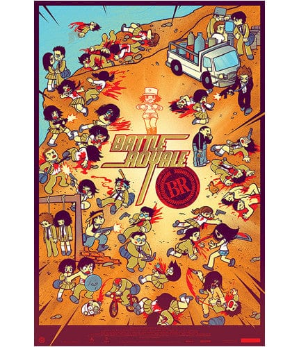 Battle Royale Bryan Lee OMalley and Kevin Tong poster