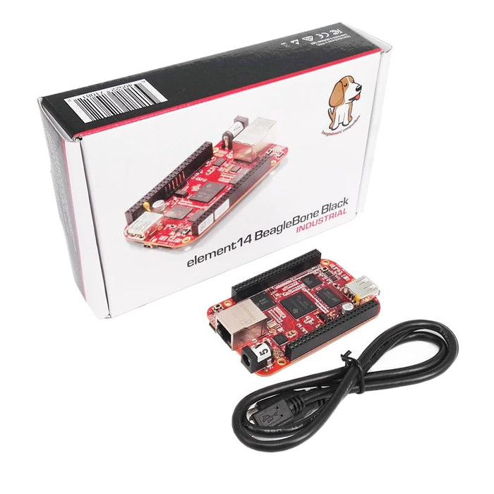 Beaglebone Black Industrial - 4GB - Pre-Installed Debian [Discontinued] by ModMyPi - The Pi Hut