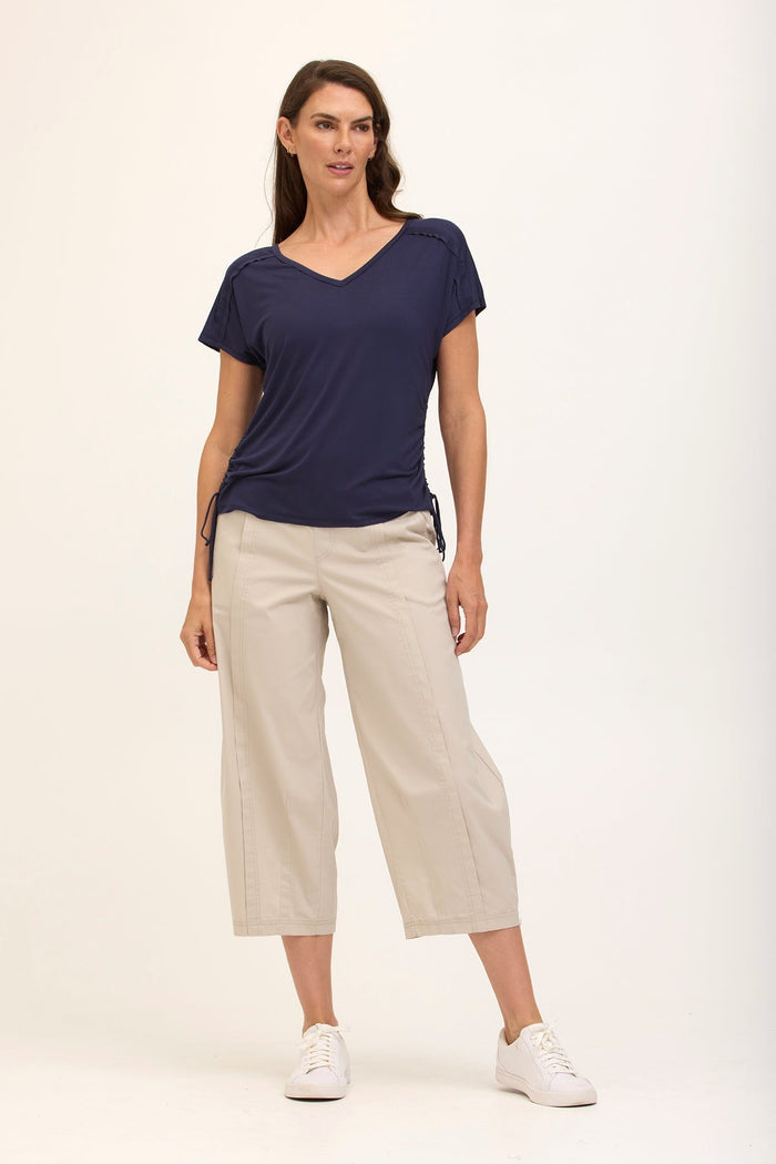 Core by XCVI Benson Poplin Barrel Crop