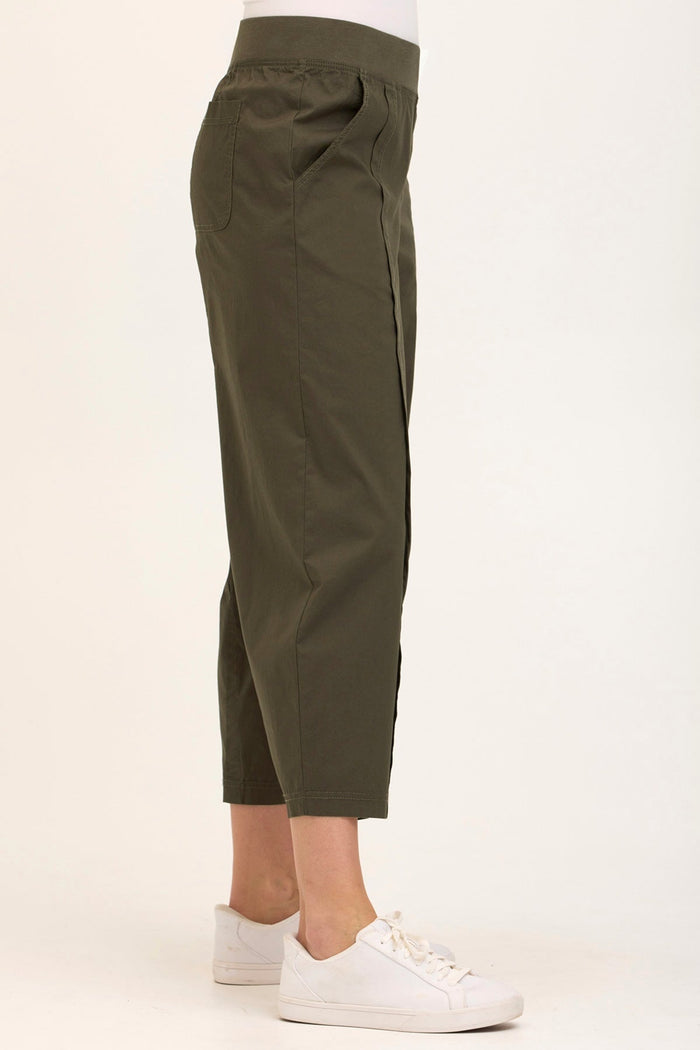 Core by XCVI Benson Poplin Barrel Crop