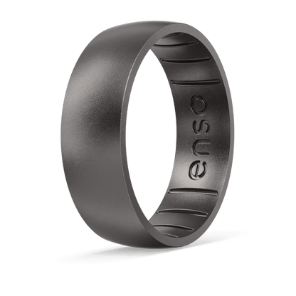 Bevel Metal Hybrid Ring - Titanium