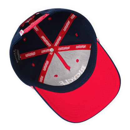 RSVLTS RSVLTS® Breakfast Balls Bicycle Collection "Bicycle Hat" _ 5-Panel Hat with Rope Breakfast Balls Bicycle Collection "Bicycle Hat" _ 5-Panel Hat with Rope