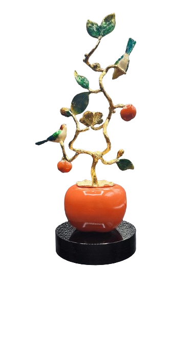 Birds And Peach Tree Deco