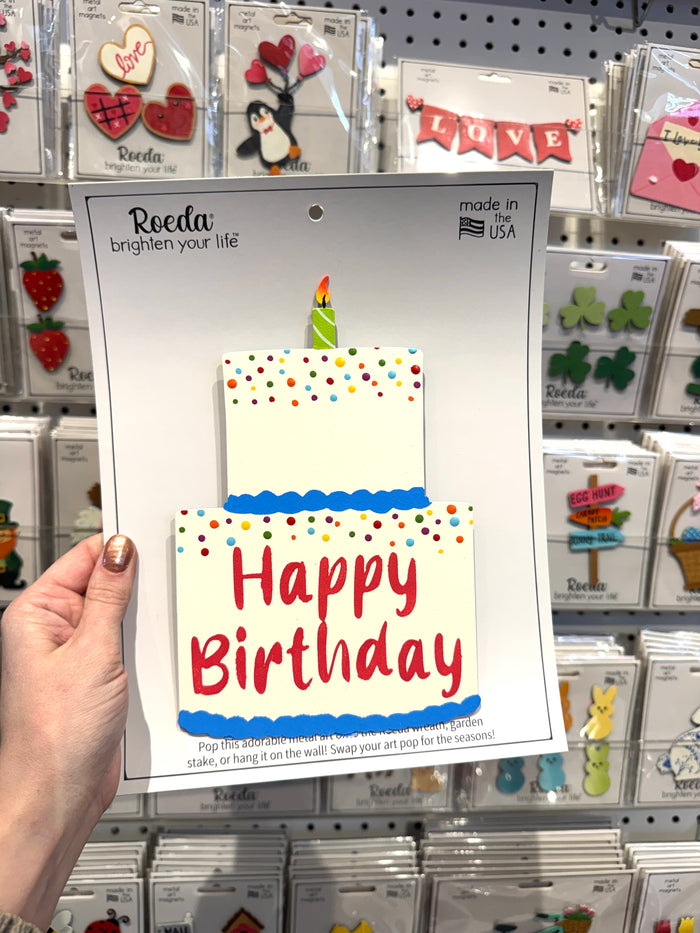 Birthday Cake Magnetic Art Pop