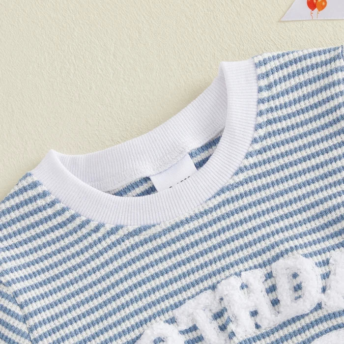 BIRTHDAY DUDE Striped Outfit