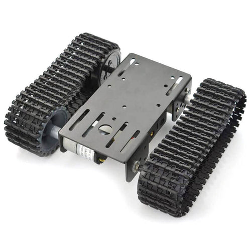Black Gladiator - Tracked Robot Chassis by DFRobot - The Pi Hut
