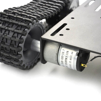 Black Gladiator - Tracked Robot Chassis by DFRobot - The Pi Hut