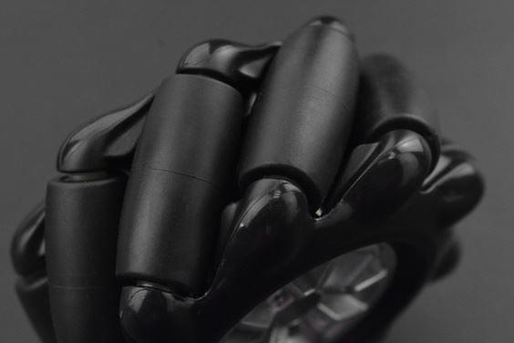 Black Mecanum Wheel with Motor Shaft Coupling (60mm) - Right [Discontinued] by DFRobot - The Pi Hut