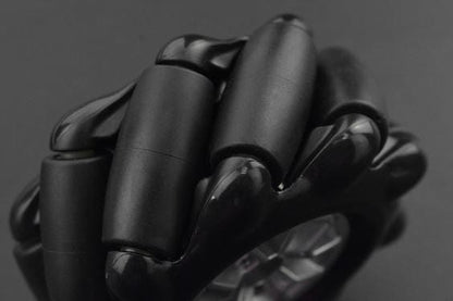 Black Mecanum Wheel with Motor Shaft Coupling (60mm) - Right [Discontinued] by DFRobot - The Pi Hut