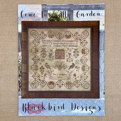 Blackbird Designs - Come Into My Garden - Booklet Chart and/or Roxy Floss