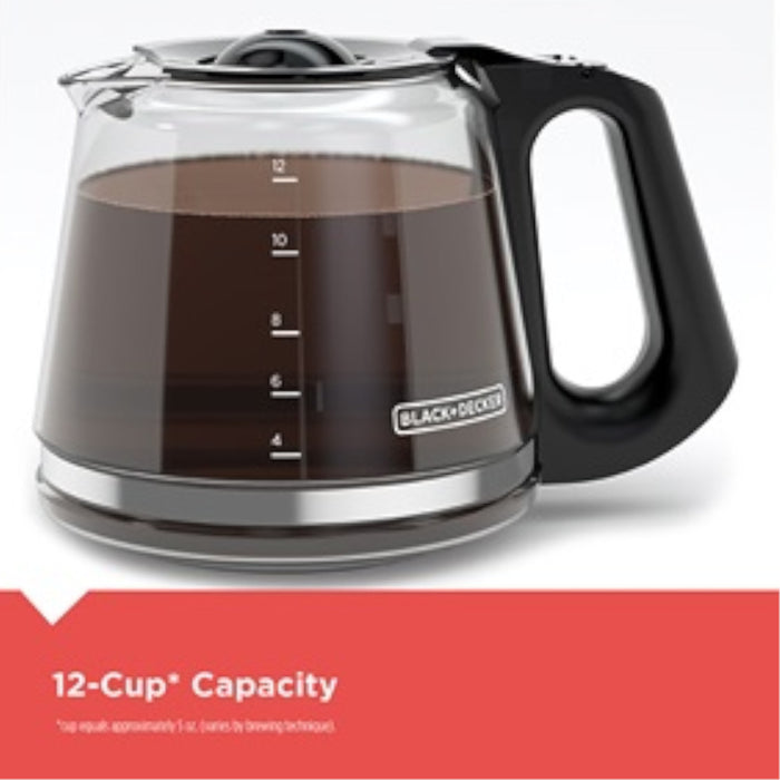 BLACK+DECKER Programmable Digital Coffeemaker - Factory Certified with Full Warranty - CM1110BC