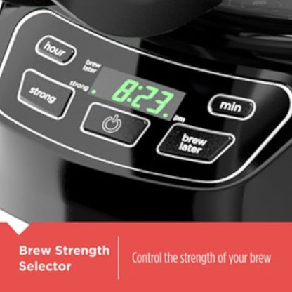 BLACK+DECKER Programmable Digital Coffeemaker - Factory Certified with Full Warranty - CM1110BC