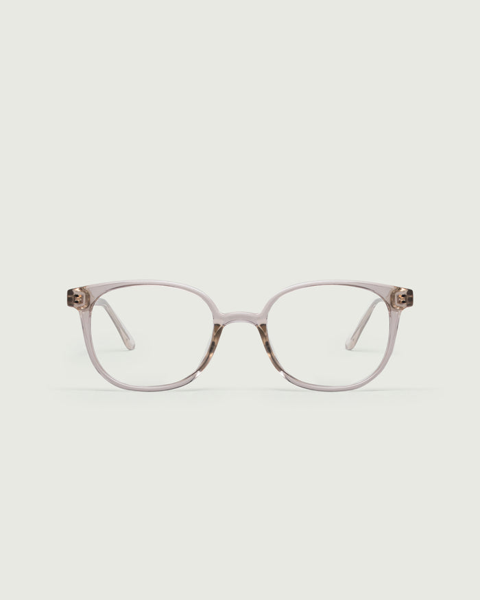 Smoke::Bleecker Eyeglasses square gray plastic front