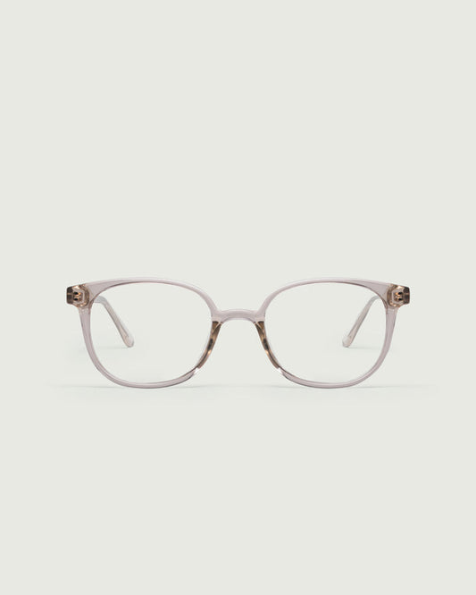 Smoke::Bleecker Eyeglasses square gray plastic front