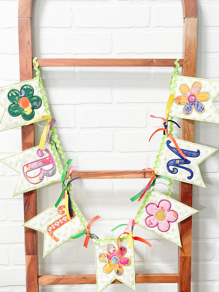 Bloom Banner Sewing and Embroidery