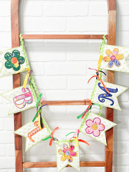 Bloom Banner Sewing and Embroidery